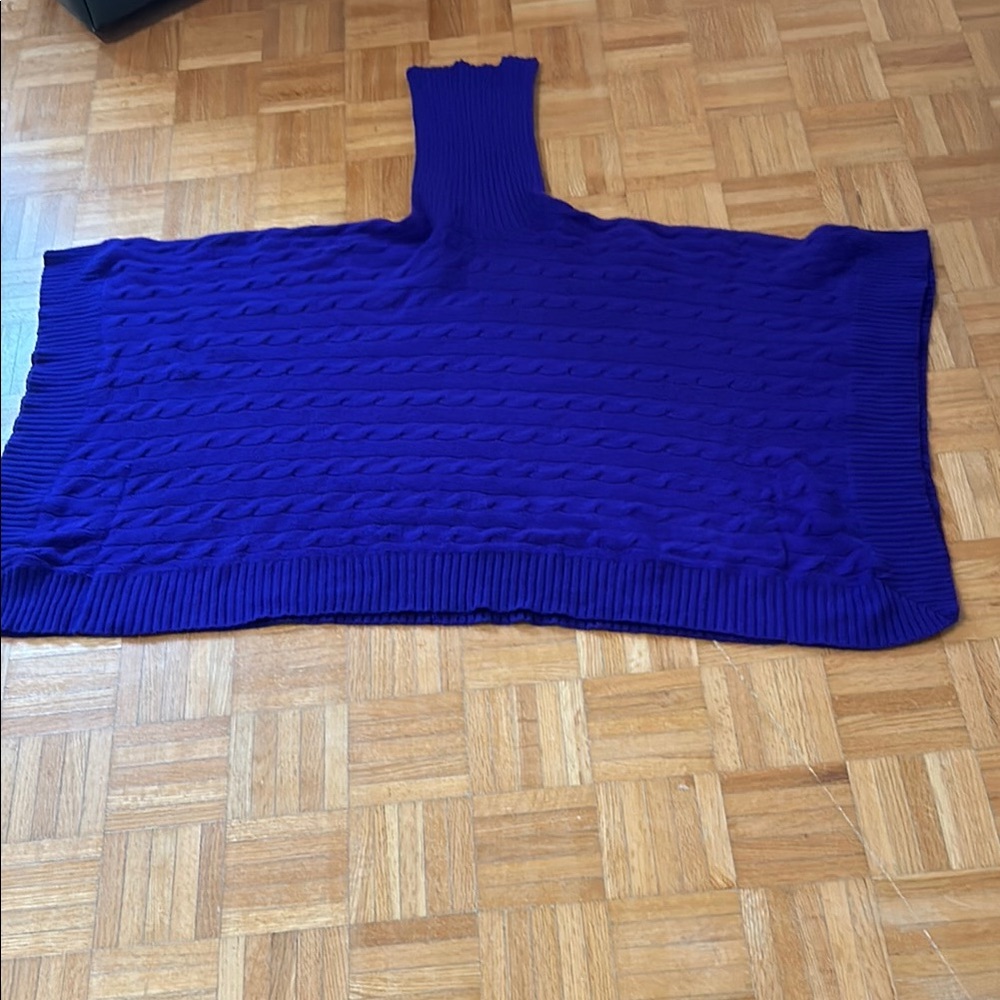 Polo RL Women's Purple Cable Knit Sweater